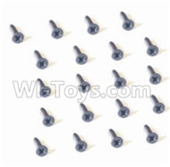 HBX 2118 Screw Countersunk Head Screw-2X3mm(20PCS) 25054,HaiBoxing HBX 2118 Defensor RC Car Parts 1/24