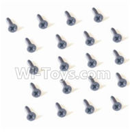 HBX 2118 Screw Countersunk Head Self Tapping Screw-2X6mm(20PCS) 25056,HaiBoxing HBX 2118 Defensor RC Car Parts 1/24