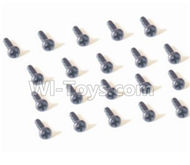 HBX 2118 Screw Pan Head Self Tapping Screw-2X5mm(20PCS) 25060,HaiBoxing HBX 2118 Defensor RC Car Parts 1/24