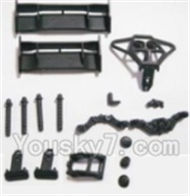 HBX 2128 Wildrider Ball Stud. (φ3.8)-8pcs 25013,HaiBoXing HBX 2128 RC Car Parts 1/24