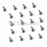 HBX 2128 Wildrider Screw Countersunk Head Self Tapping Screw-2X9mm(20PCS) 25057,HaiBoXing HBX 2128 RC Car Parts 1/24