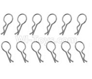 HBX 2138 Fire Runner Body Clip AB- Small(12pcs) H021,HaiBoXing HBX 2138 RC Car Parts 1/24
