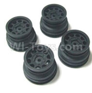 HBX 2138 Fire Runner Wheel Hub Wheel Hub(4pcs)-Not include the tire lether 24029,HaiBoXing HBX 2138 RC Car Parts 1/24