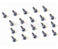 HBX 2138 Fire Runner Screw Pan Head Self Tapping Screw-2X10mm(20PCS) 25051,HaiBoXing HBX 2138 RC Car Parts 1/24