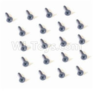 HBX 2138 Fire Runner Screw Countersunk Head Self Tapping Screw-2X9mm(20PCS) 25057,HaiBoXing HBX 2138 RC Car Parts 1/24