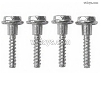 HBX 905A TWISTER Parts wheel fixing screws.Fasten Screws for the Wheels Tires.90131.Total 4pcs.HaiBoXing 905A Replacement Accessories.