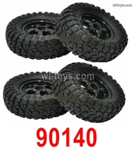 HBX 905A TWISTER Parts Wheels tires for the Front or Rear. 90140.Total 4pcs.HaiBoXing 905A Replacement Accessories.