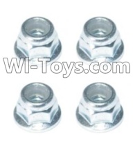 HBX T6 Flange Head Lock Nut M5(4pcs) Parts H004,HaiBoXing HBX T6 1/6 RC Desert Buggy Parts,hbx T6 Hammerhead Parts