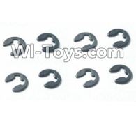 HBX T6 E-Clip-3mm(8pcs) Parts H153,HaiBoXing HBX T6 1/6 RC Desert Buggy Parts,hbx T6 Hammerhead Parts
