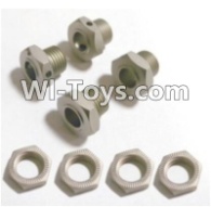 HBX T6 Wheel Hex. Wheel Hex. Lock Parts TS026,HaiBoXing HBX T6 1/6 RC Desert Buggy Parts,hbx T6 Hammerhead Parts