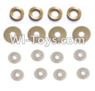 HBX T6 Diff Shims A(φ6.2x20.5x0.3mm)-4pcs+Diff Shims B(φ3x9.5x0.3mm)-8pcs+Shims C(φ2.7x5.5x0.5mm)-4pcs Parts TS030,HaiBoXing HBX T6 1/6 RC Desert Buggy Parts,hbx T6 Hammerhead Parts