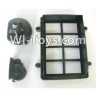 HBX T6 Battery Compartment+Spur Gear Box Housing Parts TS047,HaiBoXing HBX T6 1/6 RC Desert Buggy Parts,hbx T6 Hammerhead Parts