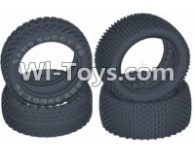 HBX T6 Front and Rear Tire(Sponge Inserted),tire lether-(4pcs) Parts TS056+TS057,HaiBoXing HBX T6 1/6 RC Desert Buggy Parts,hbx T6 Hammerhead Parts