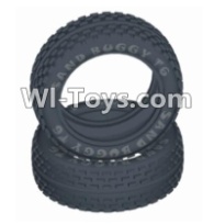 HBX T6 Front Tire(Sponge Inserted),Front tire lether(2pcs) Parts TS056-02,HaiBoXing HBX T6 1/6 RC Desert Buggy Parts,hbx T6 Hammerhead Parts