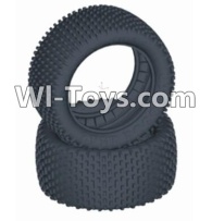 HBX T6 Rear Tires(Sponge Inserted),Rear tire lether(2pcs) Parts TS057,HaiBoXing HBX T6 1/6 RC Desert Buggy Parts,hbx T6 Hammerhead Parts
