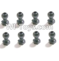 HBX T6 Ball Stud.-φ6.8(8pcs) Parts TS062,HaiBoXing HBX T6 1/6 RC Desert Buggy Parts,hbx T6 Hammerhead Parts