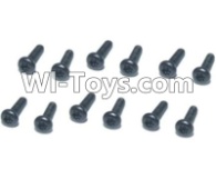HBX T6 Hex. Recessed Pan Head Screws(TMH04x23mm)-12pcs Parts TS210,HaiBoXing HBX T6 1/6 RC Desert Buggy Parts,hbx T6 Hammerhead Parts