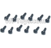 HBX T6 Hex. Recessed Pan Head Self Tapping Screws(TMH04x18mm)-12pcs Parts TS214,HaiBoXing HBX T6 1/6 RC Desert Buggy Parts,hbx T6 Hammerhead Parts