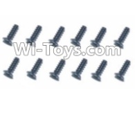 HBX T6 Hex. Recessed Countsunk Self Tapping Screws(FBH04x12mm)-12pcs Parts TS219,HaiBoXing HBX T6 1/6 RC Desert Buggy Parts,hbx T6 Hammerhead Parts