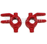HuanQi 727 Parts-09-02 RP2017 Steering block(2pcs)-Red,HuanQi 727 Rc Car Spare Parts Replacement Accessories,HQ727 HQ 727 1:10 Scale BRUSHED RC Racing Truck Parts rc off-road car Parts,Truck Car Parts
