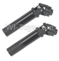 HuanQi 727 Parts-10-01 P2018 the Drive shaft tube(2 set)-Black,HuanQi 727 Rc Car Spare Parts Replacement Accessories,HQ727 HQ 727 1:10 Scale BRUSHED RC Racing Truck Parts rc off-road car Parts,Truck Car Parts