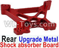HuanQi 727 Parts-103-01 Upgrade Metal Rear shock absorber Board(2pcs)-Red,HuanQi 727 Rc Car Spare Parts Replacement Accessories,HQ727 HQ 727 1:10 Scale BRUSHED RC Racing Truck Parts rc off-road car Parts,Truck Car Parts