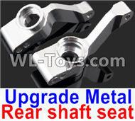 HuanQi 727 Parts-104-02 Upgrade Metal Rear shaft seat(2pcs)-Silver,HuanQi 727 Rc Car Spare Parts Replacement Accessories,HQ727 HQ 727 1:10 Scale BRUSHED RC Racing Truck Parts rc off-road car Parts,Truck Car Parts