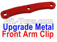 HuanQi 727 Parts-105-01 SLA005 Upgrade Metal front Arm clip-Red,HuanQi 727 Rc Car Spare Parts Replacement Accessories,HQ727 HQ 727 1:10 Scale BRUSHED RC Racing Truck Parts rc off-road car Parts,Truck Car Parts