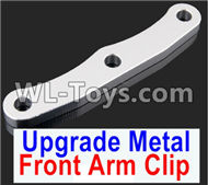 HuanQi 727 Parts-105-02 SLA005 Upgrade Metal front Arm clip-Silver,HuanQi 727 Rc Car Spare Parts Replacement Accessories,HQ727 HQ 727 1:10 Scale BRUSHED RC Racing Truck Parts rc off-road car Parts,Truck Car Parts