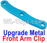 HuanQi 727 Parts-105-03 SLA005 Upgrade Metal front Arm clip-Blue,HuanQi 727 Rc Car Spare Parts Replacement Accessories,HQ727 HQ 727 1:10 Scale BRUSHED RC Racing Truck Parts rc off-road car Parts,Truck Car Parts