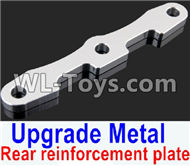 HuanQi 727 Parts-106-02 Upgrade Metal SLA004 Rear reinforcement plate,Rear metal swing arm holder-Silver,HuanQi 727 Rc Car Spare Parts Replacement Accessories,HQ727 HQ 727 1:10 Scale BRUSHED RC Racing Truck Parts rc off-road car Parts,Truck Car Parts