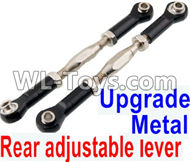 HuanQi 727 Parts-110-02 SLA013 Upgrade Front Metal Rear lever,Metal adjustable lever(2pcs)-Black,HuanQi 727 Rc Car Spare Parts Replacement Accessories,HQ727 HQ 727 1:10 Scale BRUSHED RC Racing Truck Parts rc off-road car Parts,Truck Car Parts