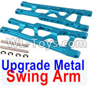 HuanQi 727 Parts-114-03 Upgrade Metal Front and Rear Swing arm(2pcs)-Blue,HuanQi 727 Rc Car Spare Parts Replacement Accessories,HQ727 HQ 727 1:10 Scale BRUSHED RC Racing Truck Parts rc off-road car Parts,Truck Car Parts