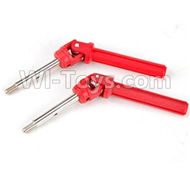 HuanQi 727 Parts-12-02 RP2020 Rear wheel drive shaft tube(2 set)-Red,HuanQi 727 Rc Car Spare Parts Replacement Accessories,HQ727 HQ 727 1:10 Scale BRUSHED RC Racing Truck Parts rc off-road car Parts,Truck Car Parts