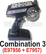 HuanQi 727 Parts-58-02 E9757 Transmitter,Can only be used for E9756 2.4G Circuit board,HuanQi 727 Rc Car Spare Parts Replacement Accessories,HQ727 HQ 727 1:10 Scale BRUSHED RC Racing Truck Parts rc off-road car Parts,Truck Car Parts
