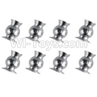 HuanQi 727 Parts-77 M5311 Ball head(8pcs)-5.75x8.2mm,HuanQi 727 Rc Car Spare Parts Replacement Accessories,HQ727 HQ 727 1:10 Scale BRUSHED RC Racing Truck Parts rc off-road car Parts,Truck Car Parts