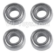HuanQi 727 Parts-86-07 B55O7 Rolling bearings(4pcs)-5x10x4mm,HuanQi 727 Rc Car Spare Parts Replacement Accessories,HQ727 HQ 727 1:10 Scale BRUSHED RC Racing Truck Parts rc off-road car Parts,Truck Car Parts