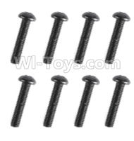 HuanQi 727 Parts-89-06 F5206 Inner-Hexagon haft-round head screws(8pcs)-M3X15mm,HuanQi 727 Rc Car Spare Parts Replacement Accessories,HQ727 HQ 727 1:10 Scale BRUSHED RC Racing Truck Parts rc off-road car Parts,Truck Car Parts