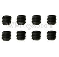 HuanQi 727 Parts-90-05 F5229 Hexagon socket screws(8pcs)-M4x4mm,HuanQi 727 Rc Car Spare Parts Replacement Accessories,HQ727 HQ 727 1:10 Scale BRUSHED RC Racing Truck Parts rc off-road car Parts,Truck Car Parts