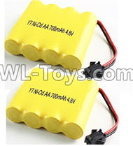 JJRC Q15 Car parts-03-02 4.8v 700mah Battery(2pcs),JJRC Q15 RC 4WD Rock Crawler Spare parts Accessories,JJRC Q15 1:14 4WD High Speed Buggy Parts