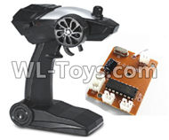 JJRC Q15 Car parts-06-01 Tranmitter,Remote control & Circuit board,JJRC Q15 RC 4WD Rock Crawler Spare parts Accessories,JJRC Q15 1:14 4WD High Speed Buggy Parts