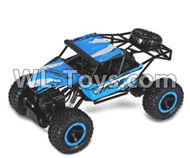 JJRC Q15 Car parts-10 BNF-Blue(Only the Whole Car,No Battery,No Charger,No Transmitter),JJRC Q15 RC 4WD Rock Crawler Spare parts Accessories,JJRC Q15 1:14 4WD High Speed Buggy Parts