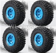 JJRC Q39 Whole Wheel assembly Parts(4pcs)-Blue-FY-CL01,JJRC Q39 Parts,JJRC Q39 highlander Parts