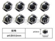 JJRC Q39 Ball head sleeve(8pcs)-4.8X4.6mm-W12056 ,JJRC Q39 Parts,JJRC Q39 highlander Parts
