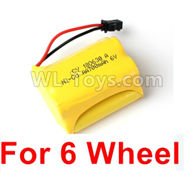 JJRC Q60 Battery-6V 700mah Battery Parts(1pcs)-Can only be used for 6 Wheel car,JJRC Q60 Parts,JJRC Q60 Upgrade parts