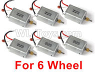 JJRC Q60 6 Wheel Drive Motor Parts(6pcs)-Can only be used For 6 Wheel car,JJRC Q60 Parts,JJRC Q60 Upgrade parts