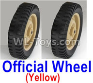 JJRC Q65 Wheel-Official Wheel Parts(2pcs)-Yellow,JJRC Q65 Parts,JJRC Q65 willys jeep Parts