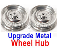 JJRC Q65 Upgrade Metal Wheel Hub Parts(2pcs)-Silver,JJRC Q65 Parts,JJRC Q65 willys jeep Parts