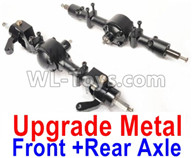 JJRC Q65 Upgrade Metal Front and Rear Axle assembly Parts-Black color,JJRC Q65 Parts,JJRC Q65 willys jeep Parts