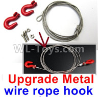 JJRC Q65 Upgrade Metal chain hook Parts,wire rope hook,trailer hook,tow rope,JJRC Q65 Parts,JJRC Q65 willys jeep Parts